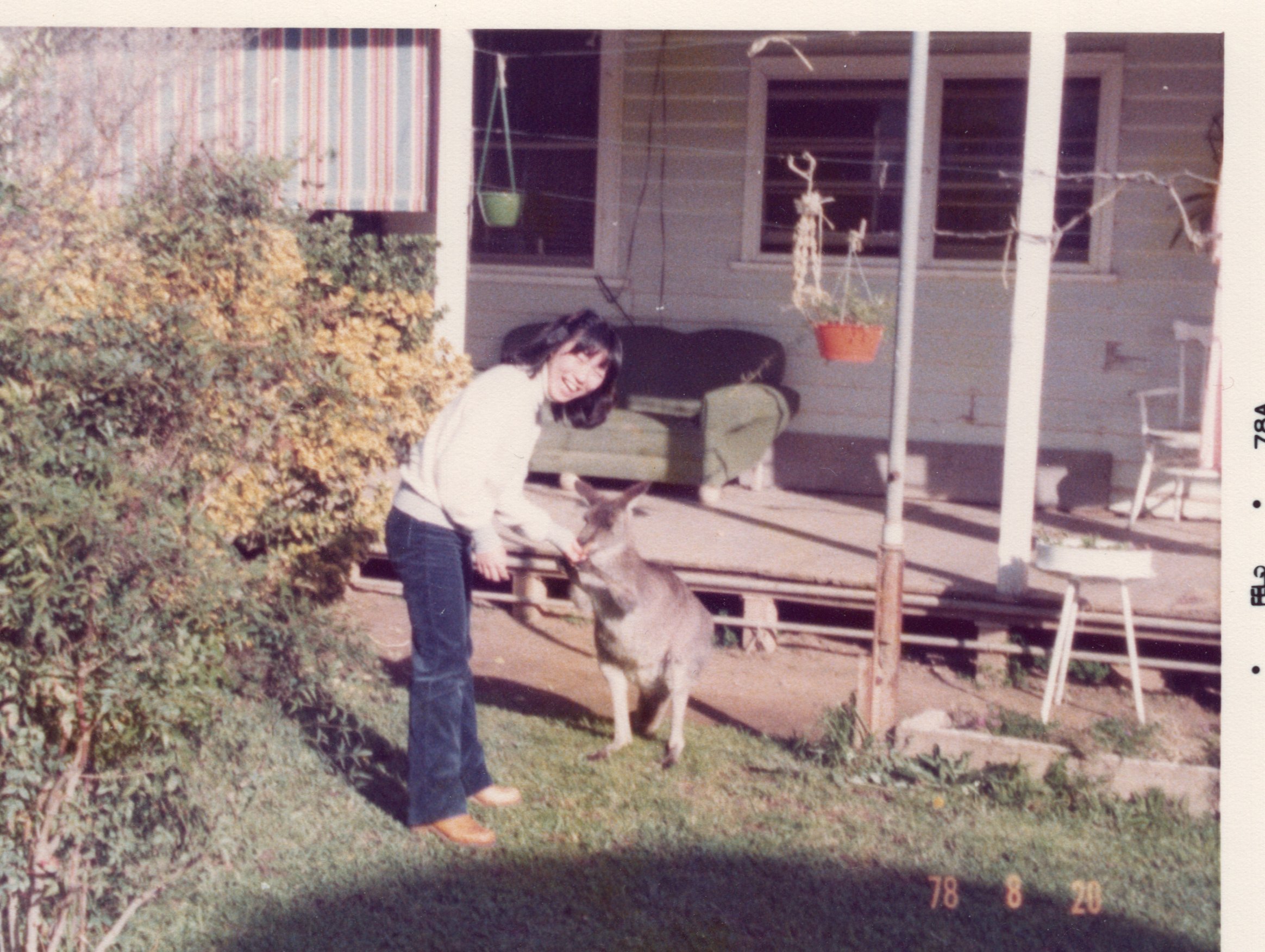 Shigeko and Australian wallaby.jpg