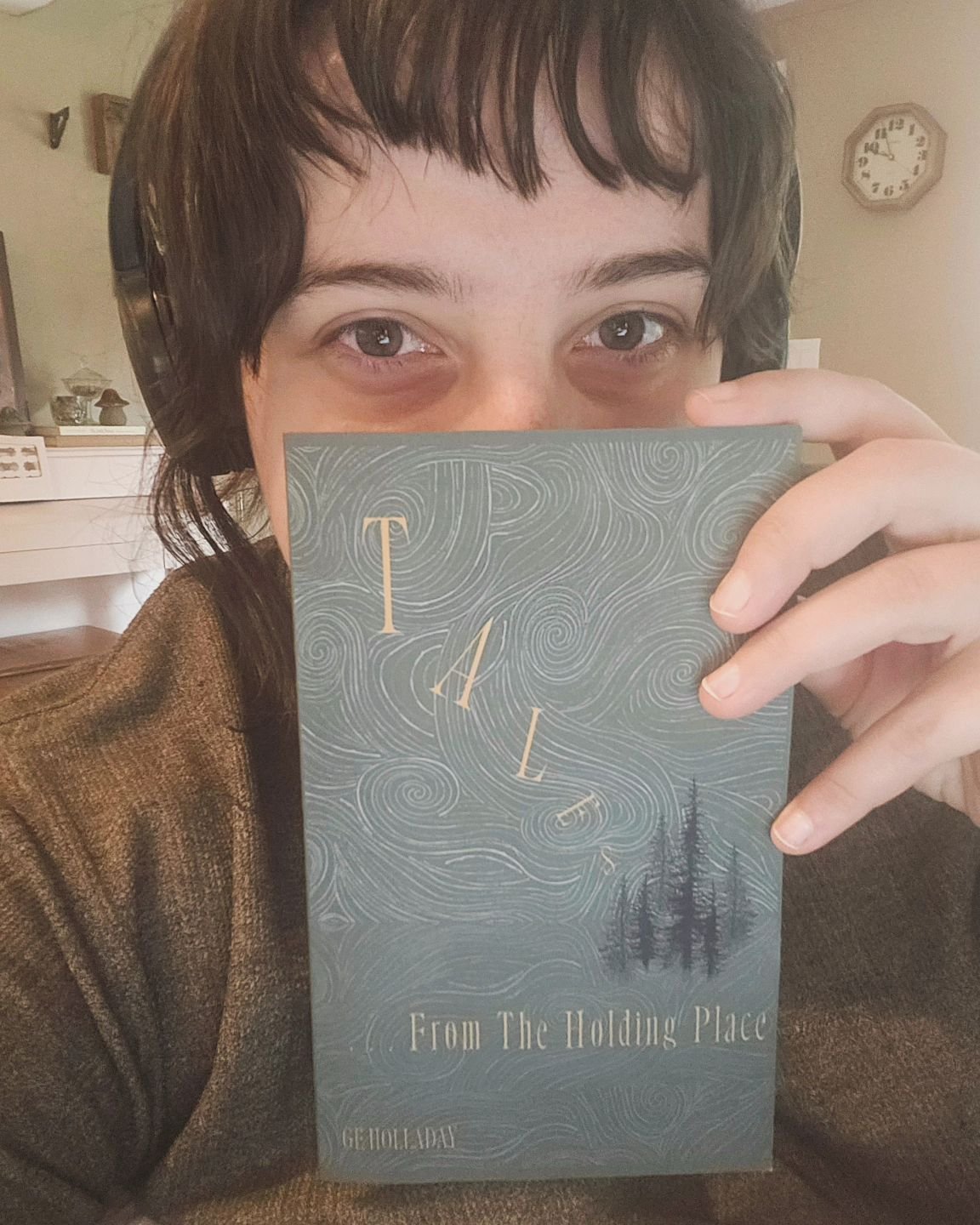 Friends I have published my second book of poetry!!

 I can't wait for you to read this during the cozy season. &quot;Tales From the Holding Place&quot; pairs well with black tea,  light roast coffee, and apple cider.

You can order your copy today v