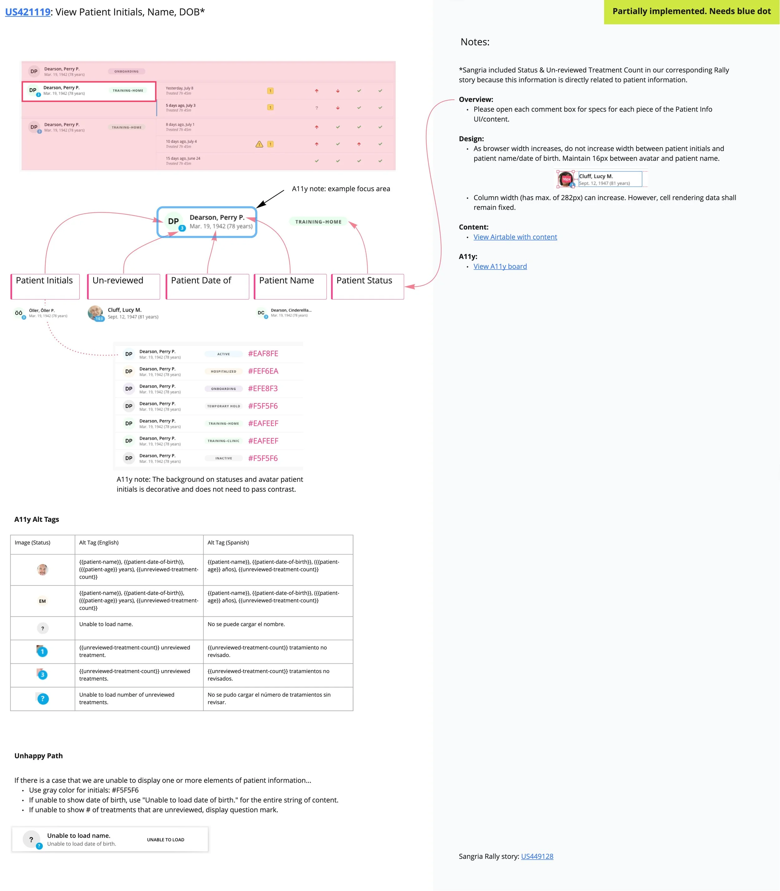 Design & Content Documentation