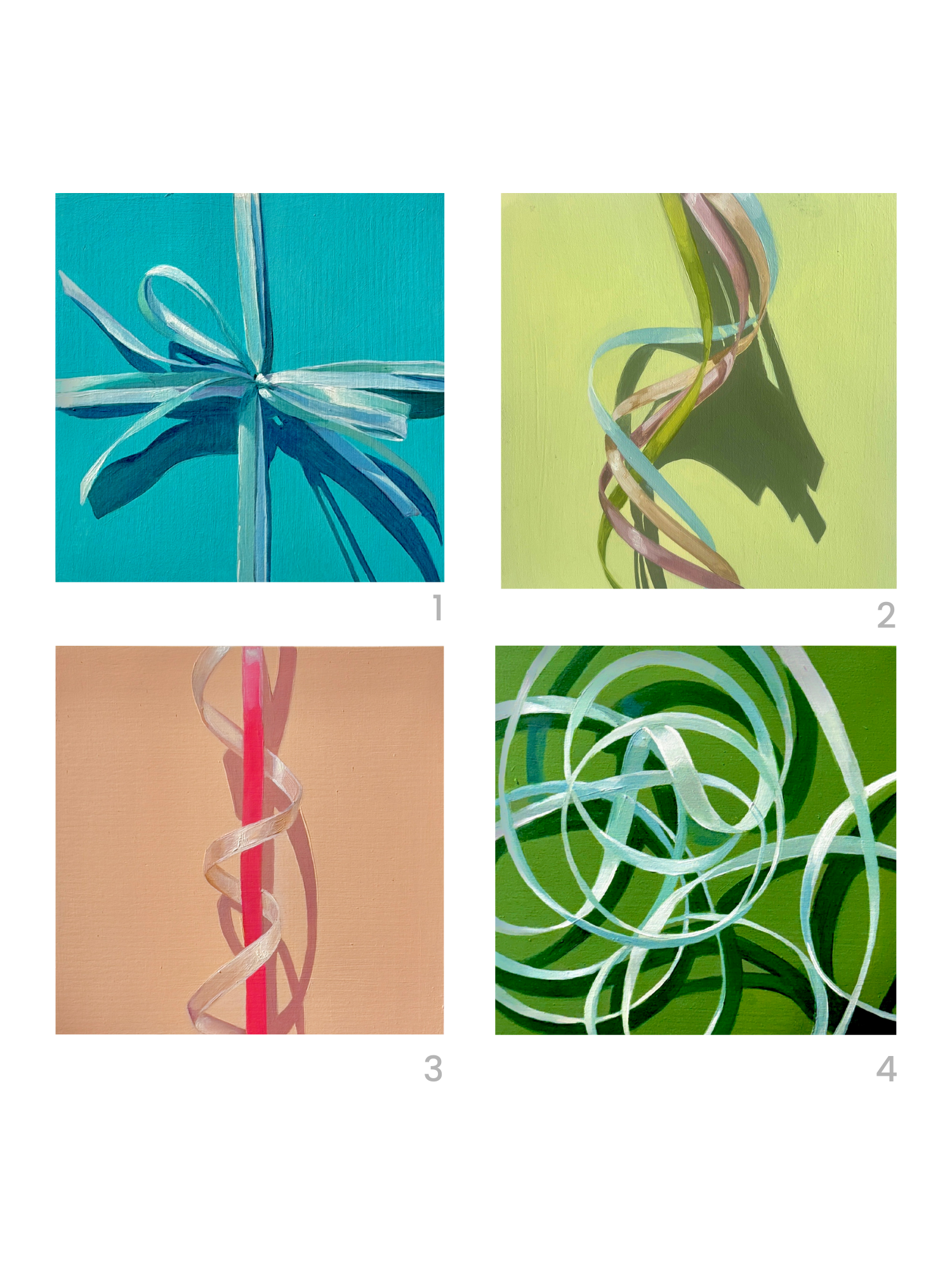 Ribbon Reflections - In Paint