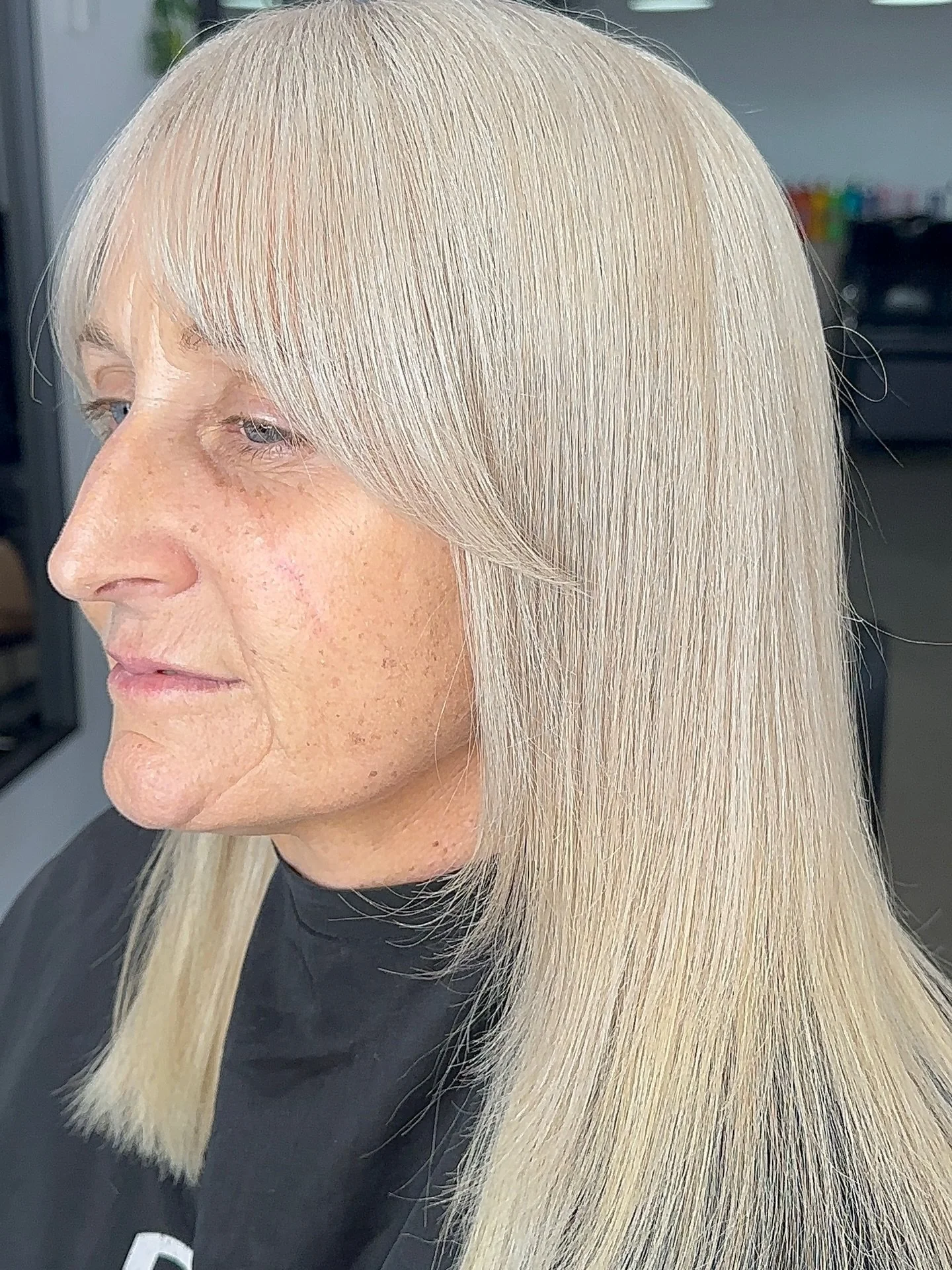 CLEAN up on aisle 5 6 AND 7!!!

Because embracing your natural greys, doesn&rsquo;t always come with darkness 🤍 
&bull;
&bull;
&bull;
#newtonhairsalon #adelaidehairdresser #hairstylist #greyblending #embracingchange