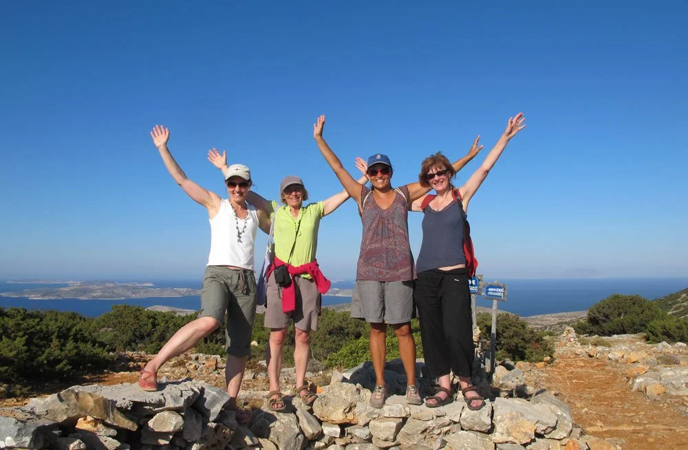 Trek Naxos, Greece retreat led by Santosha Retreats