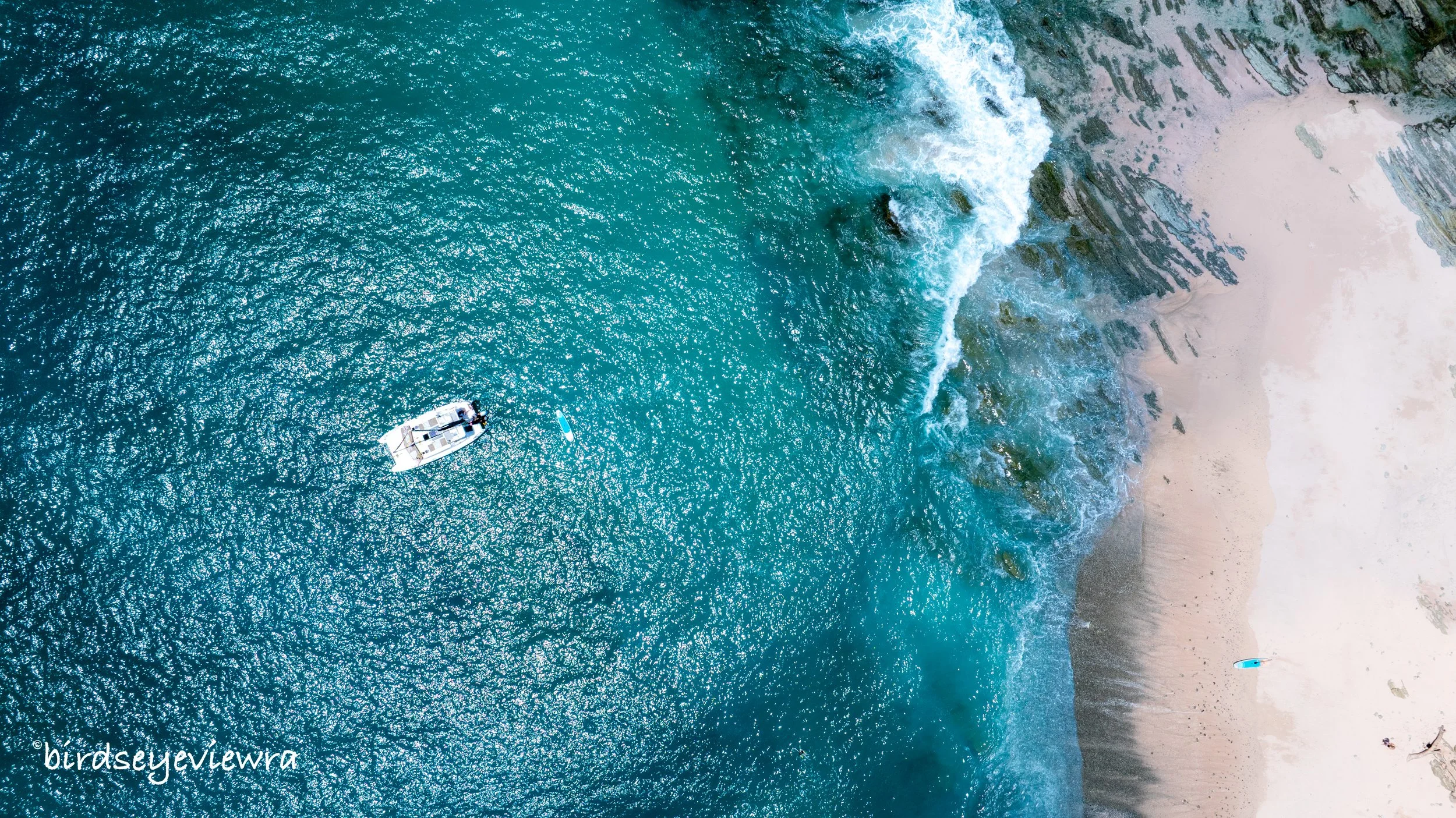 Famous pink sand beach in Nosara, Costa Rica