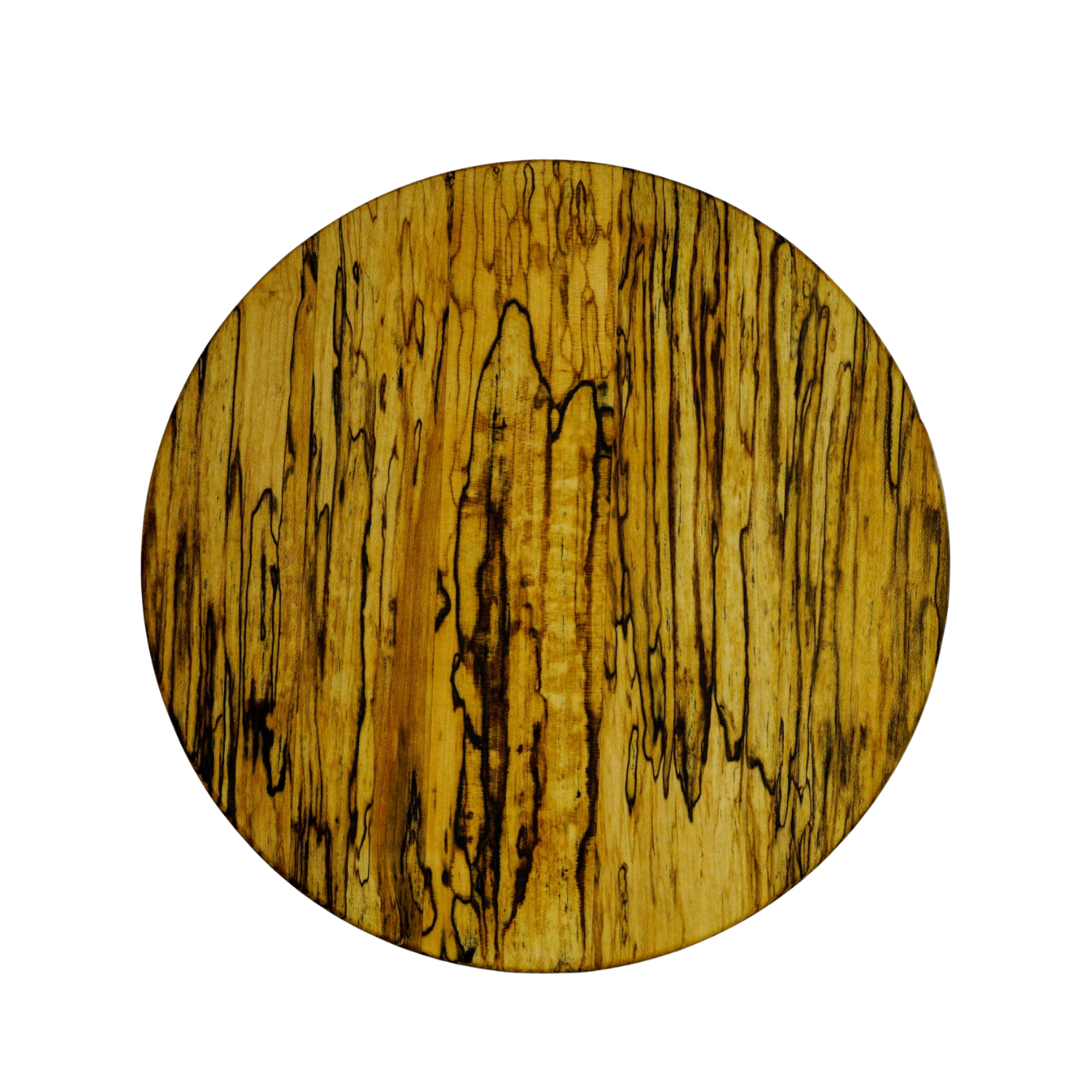 Spalted Maple Round Server
