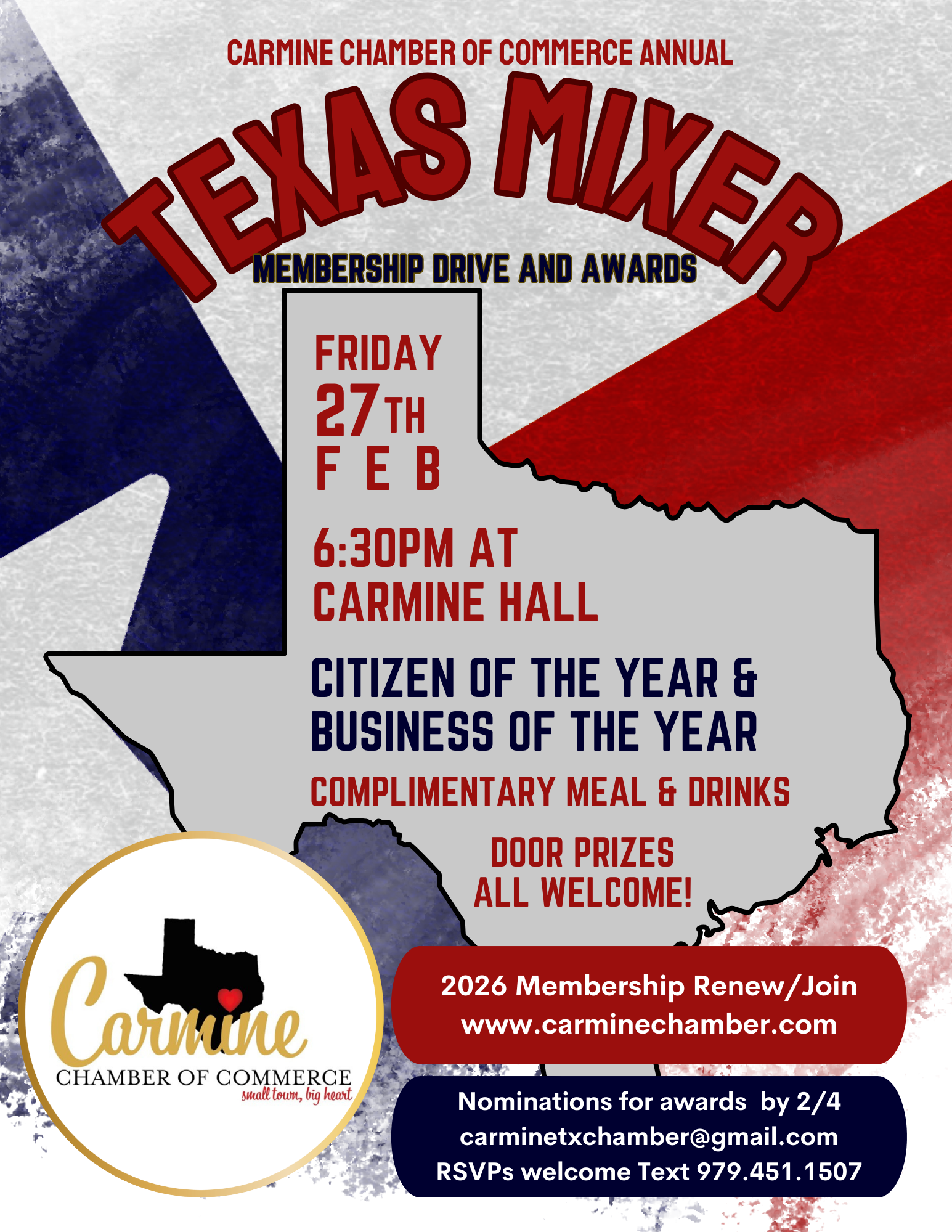 Texas Mixer - Membership Drive and Awards