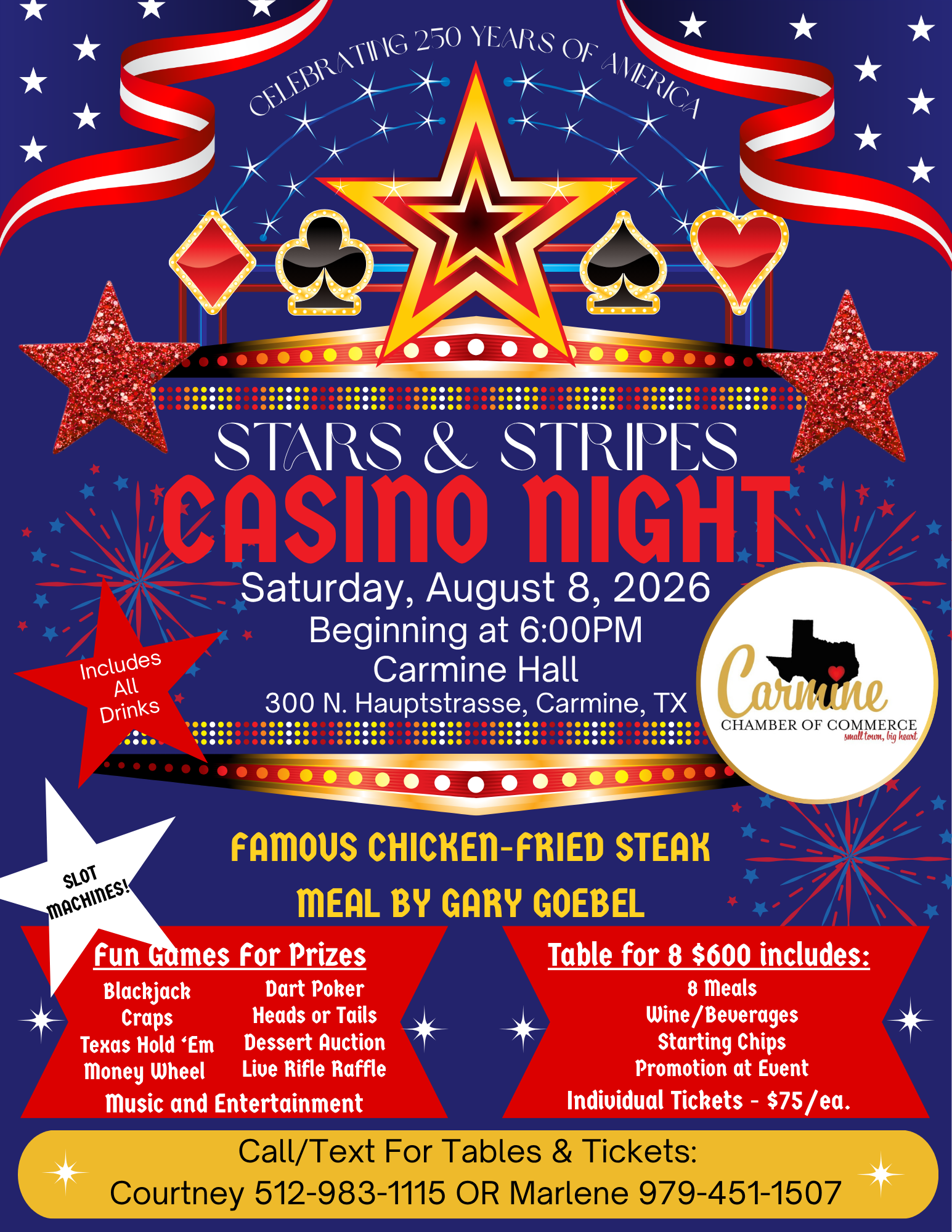 Stars &amp; Stripes Casino Night