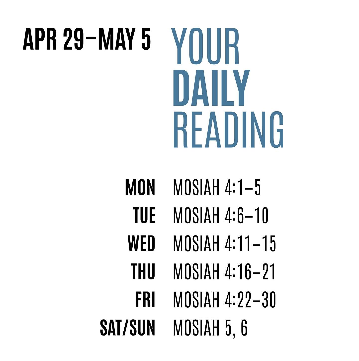 This week in Come, Follow Me we will be studying Mosiah 4-6 in the Book of Mormon.

 
Here are the segments you can look forward to:

SEGMENT ONE: ALL YOU NEED IS NEED

SEGMENT TWO: THE MAN.  THE MEANS. 

SEGMENT THREE: TASTED OF LOVE

SEGMENT FOUR: 
