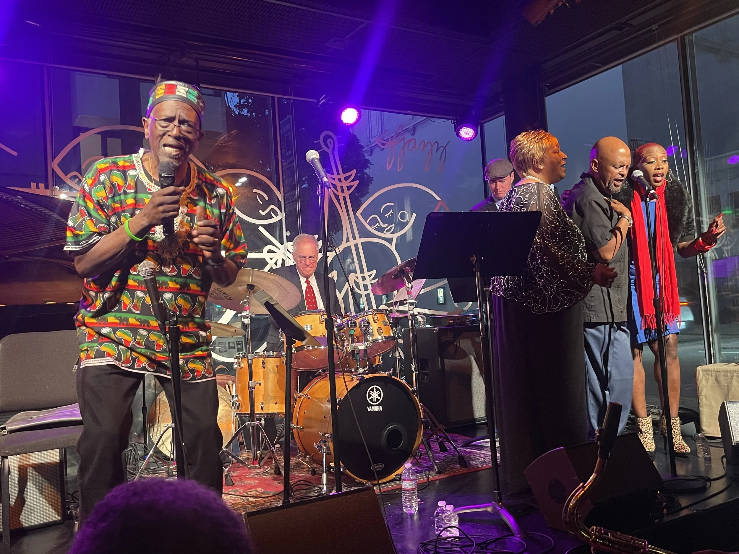 VERNON MADERIS LEADS THE BAND