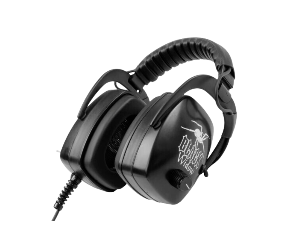 Black Widow 1/4" Jack Headphones — DIGSTOCK