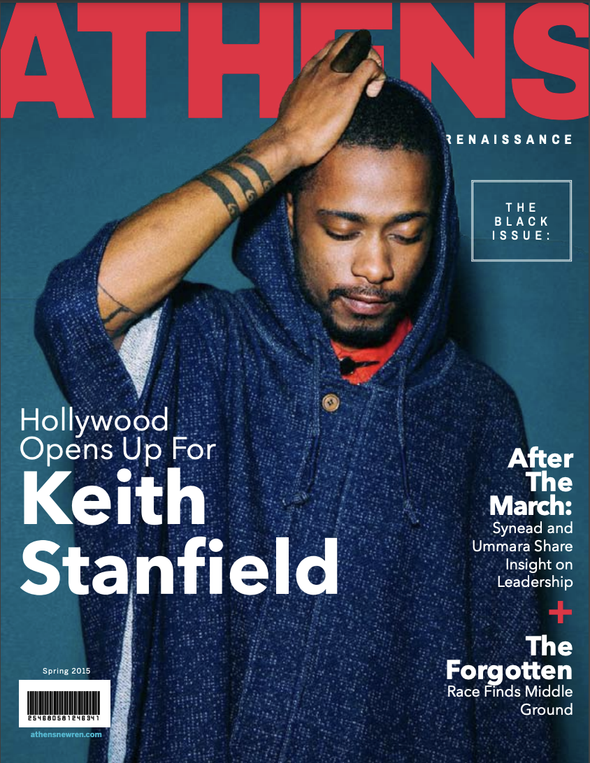 Cover of Athens: New Renaissance Magazine featuring Lakeith Stanfield