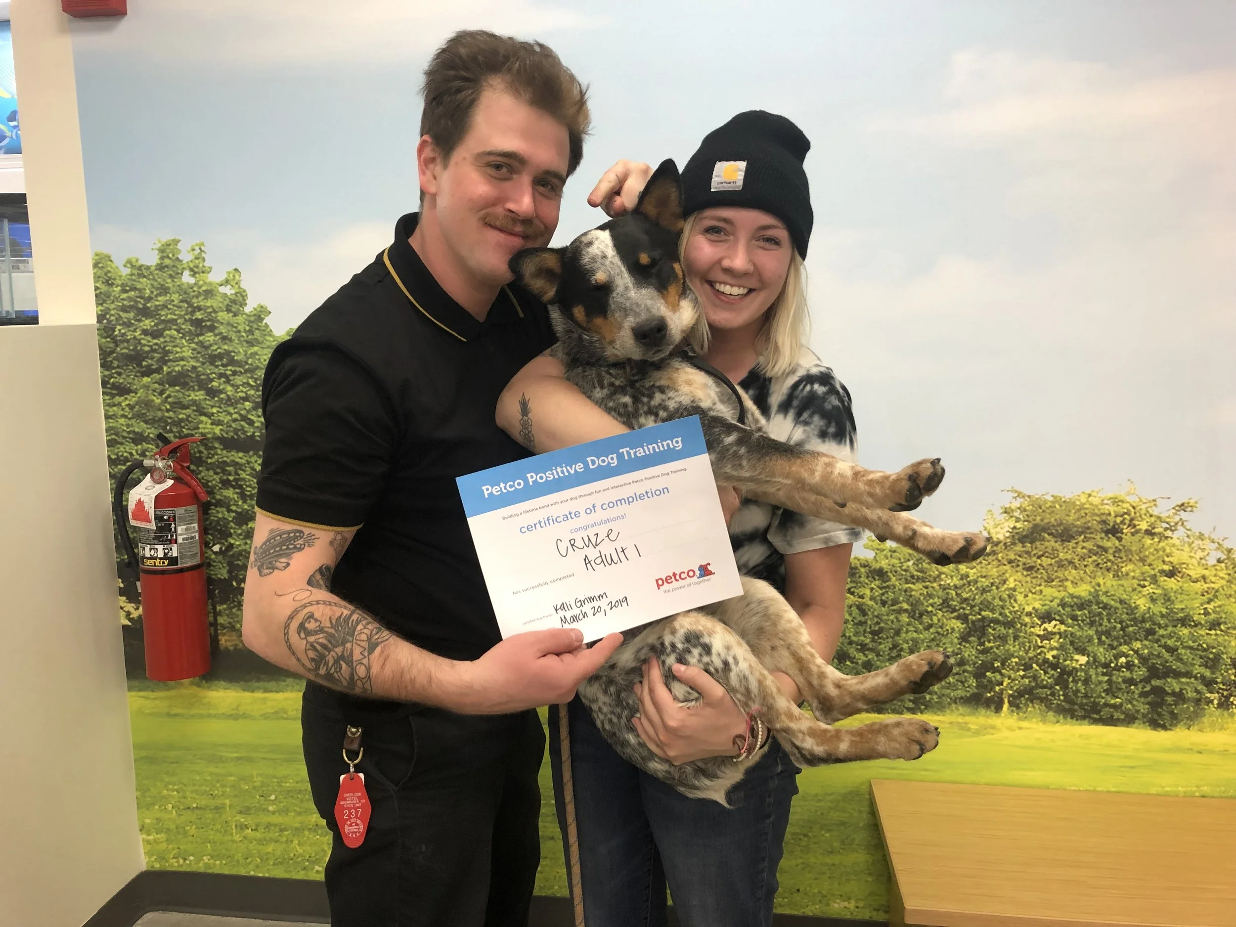 Cruz graduates puppy school