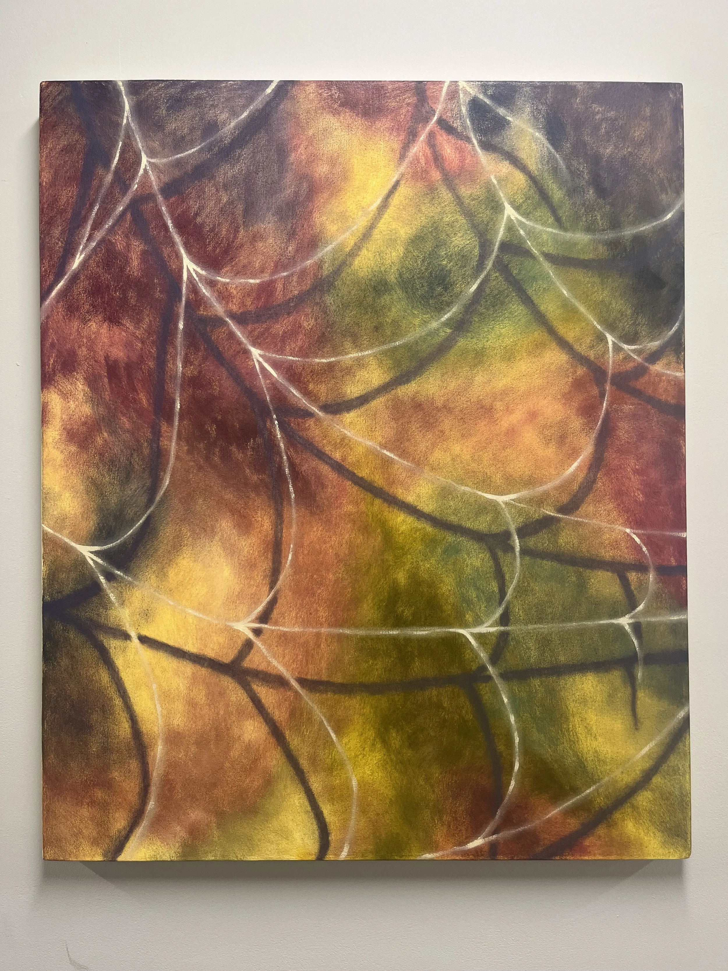 "Falling Web"
30" x 36"
Oil on canvas
2025