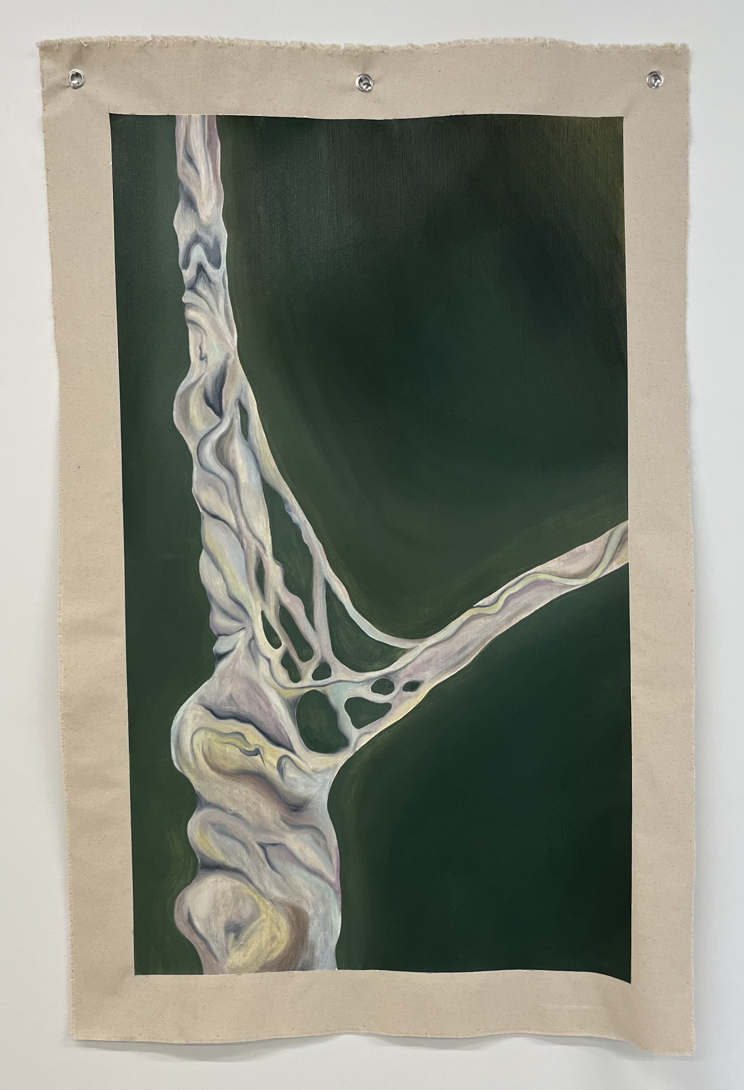 "Microscopic Web"
30" x 48"
Oil on canvas
2026