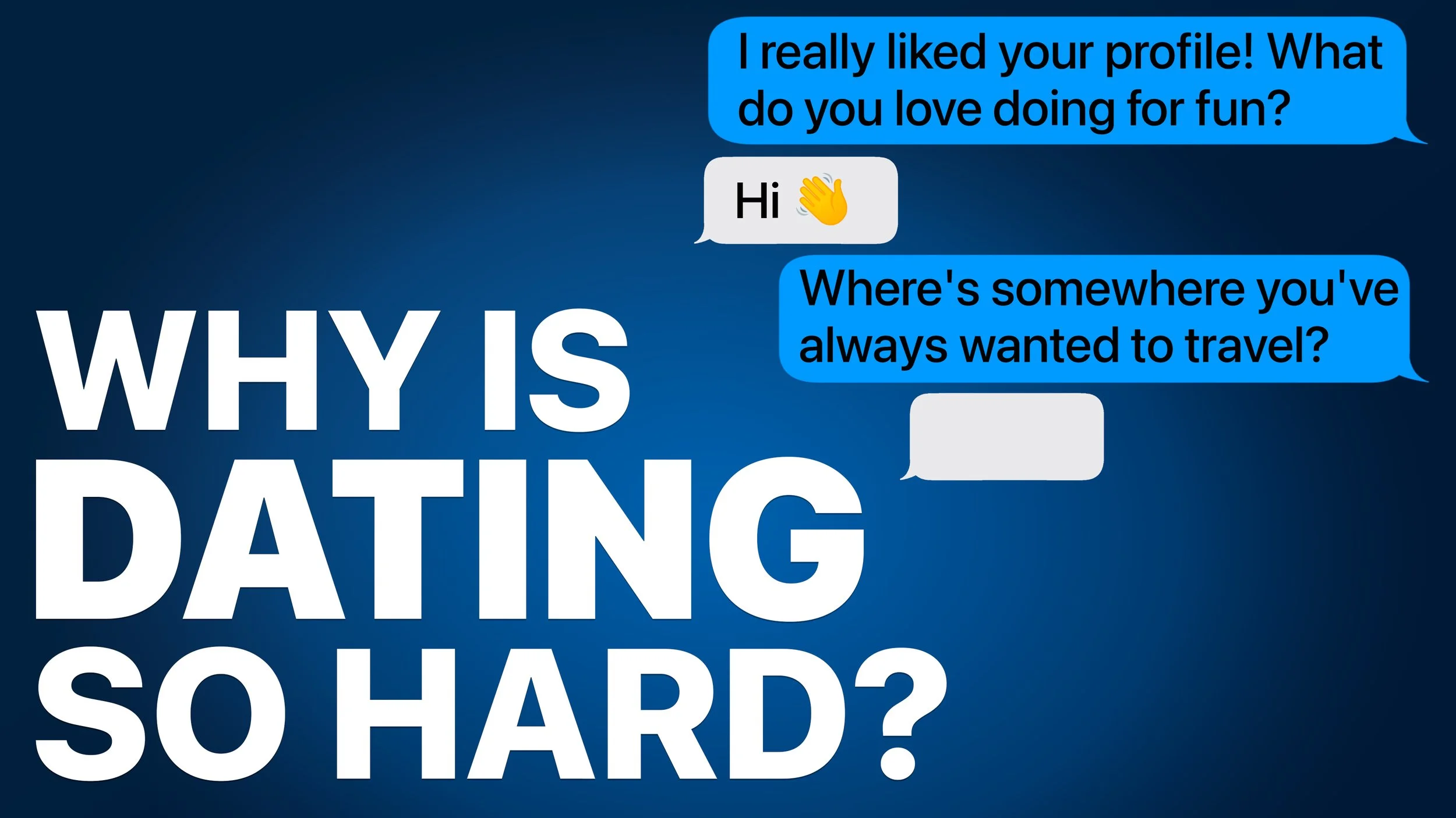 Why the Hell Is Dating So Hard Now?