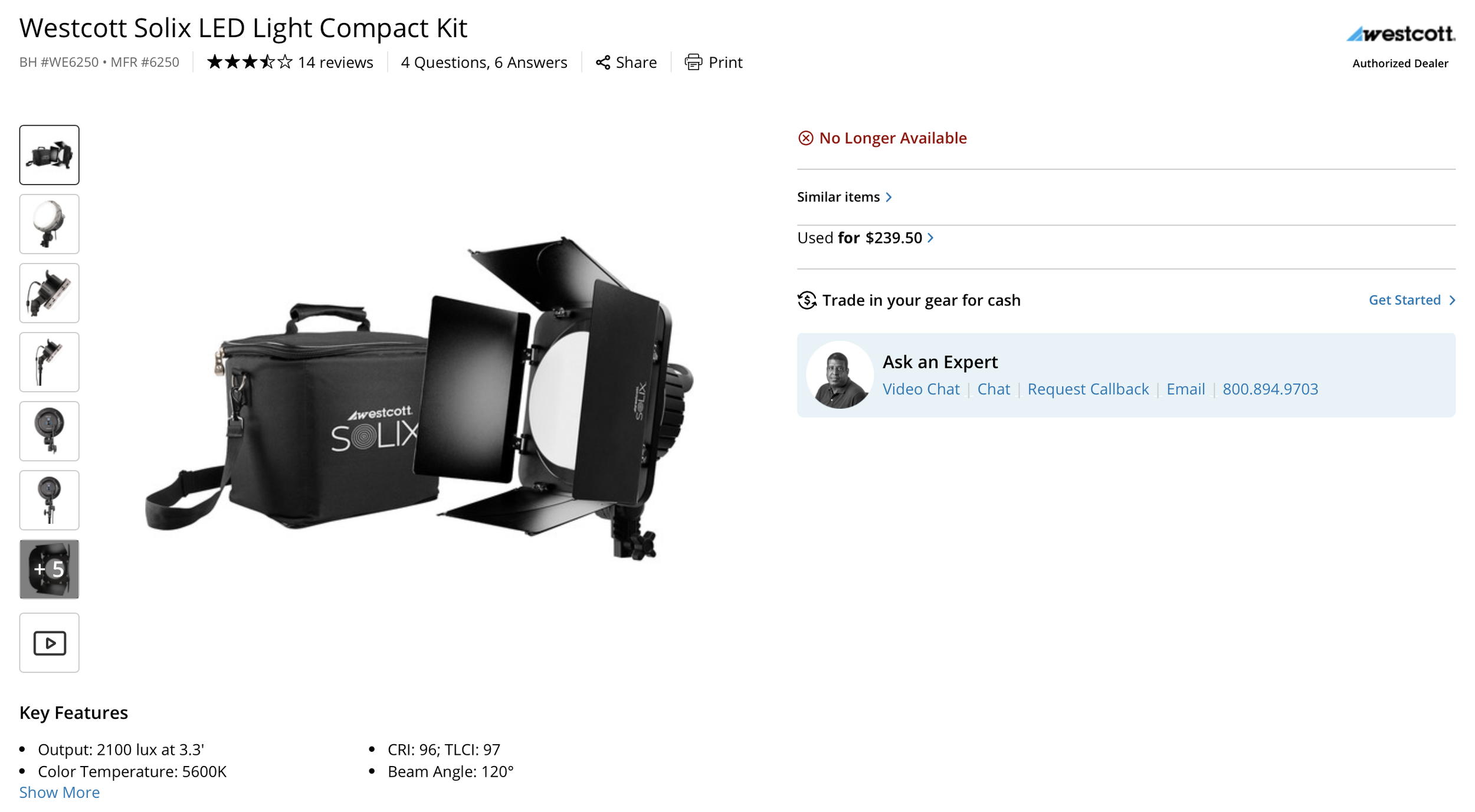 Westcott Solix LED Light Compact Kit