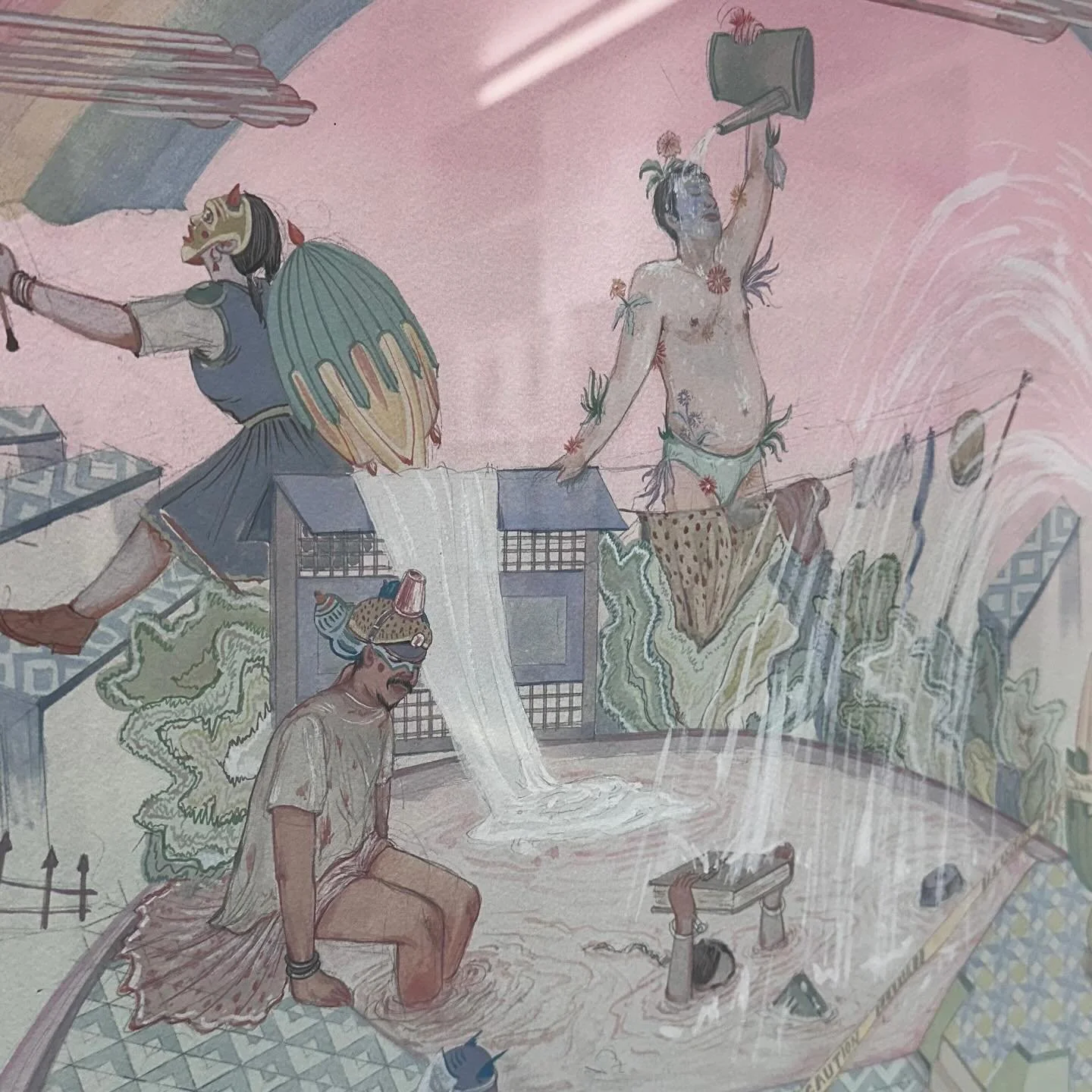 Yogesh Ramkrishna at Round Them Oranges

This work reflects a world where we are no longer the protagonists of our own stories. Drawing from post-truth behaviors, manipulated realities, and evolving socio-political landscapes, Yogesh&rsquo;s characte