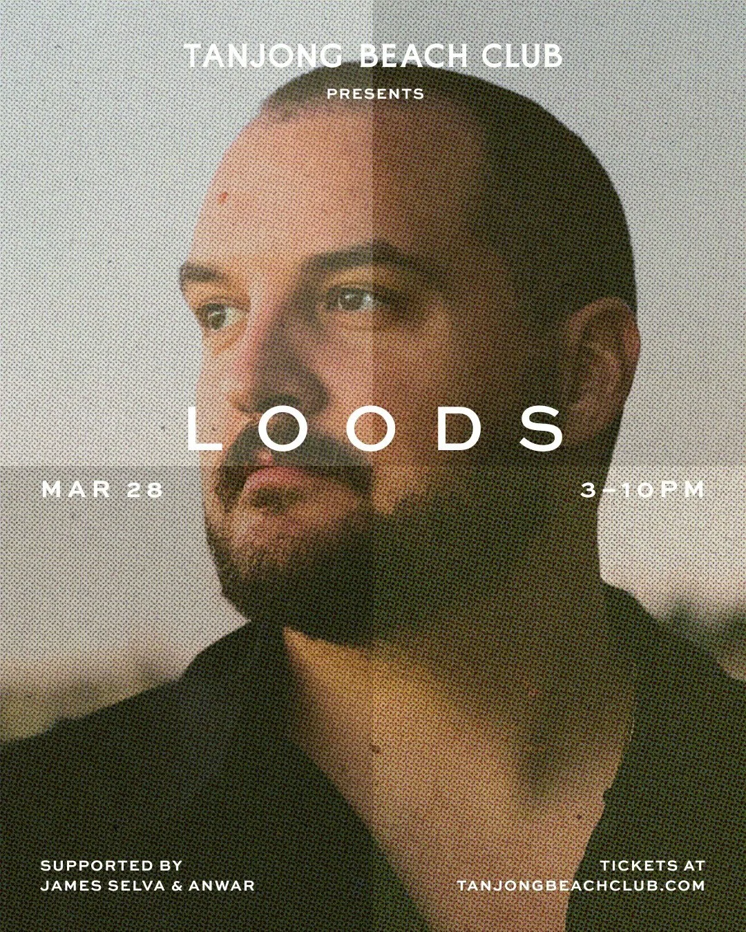 March 28 | 3:00 PM &ndash; 10:00 PM⁠
⁠
Let the waves, beats, and night collide as Loods (@loods.jpg) takes over Tanjong Beach Club for one night only.⁠
⁠
The city fades, the sun dips, and the waves set the rhythm. From golden hour into night, Loods s