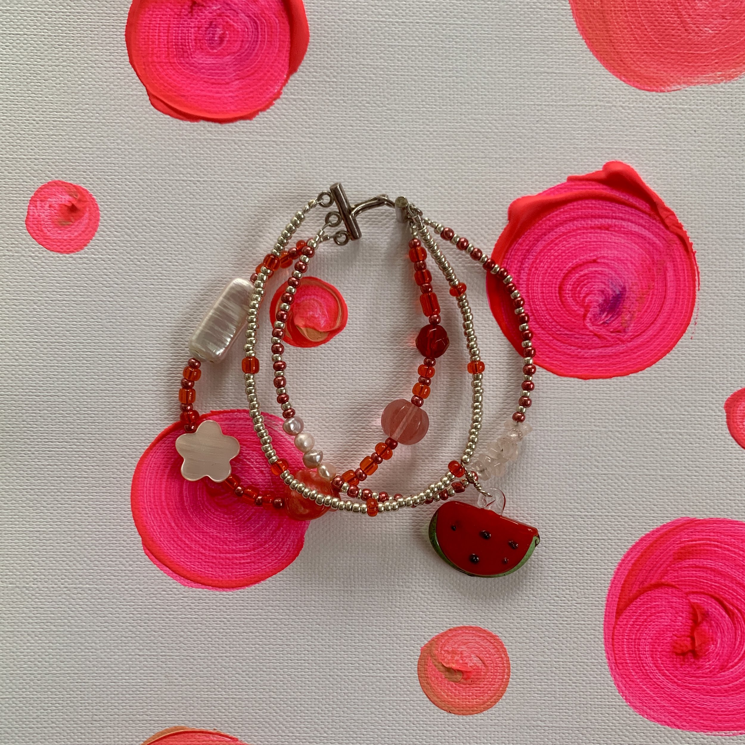 watermelon sugar bracelet