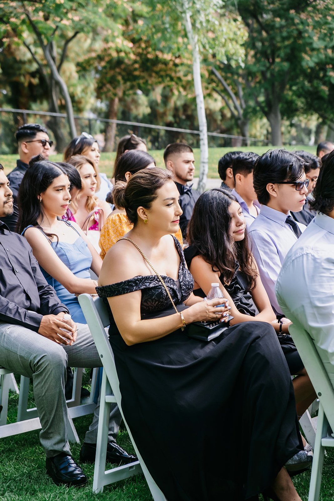 The ceremony in Brand Park Library