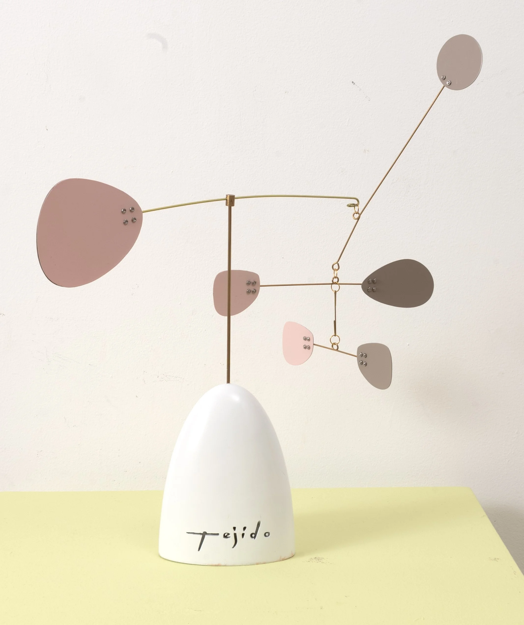 Jomike Tejido _Grateful for Perseverance_Desktop kinetic stabile made of metal and brass on a resin base_2025.jpg