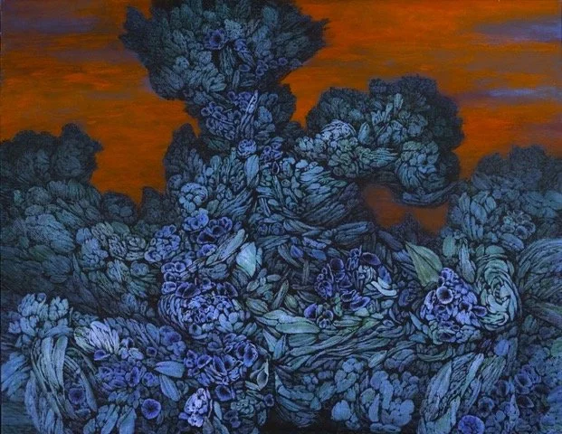 Evanescent Existence 1970s acrylic on canvas Sen. Juan Miguel Zubiri Collection