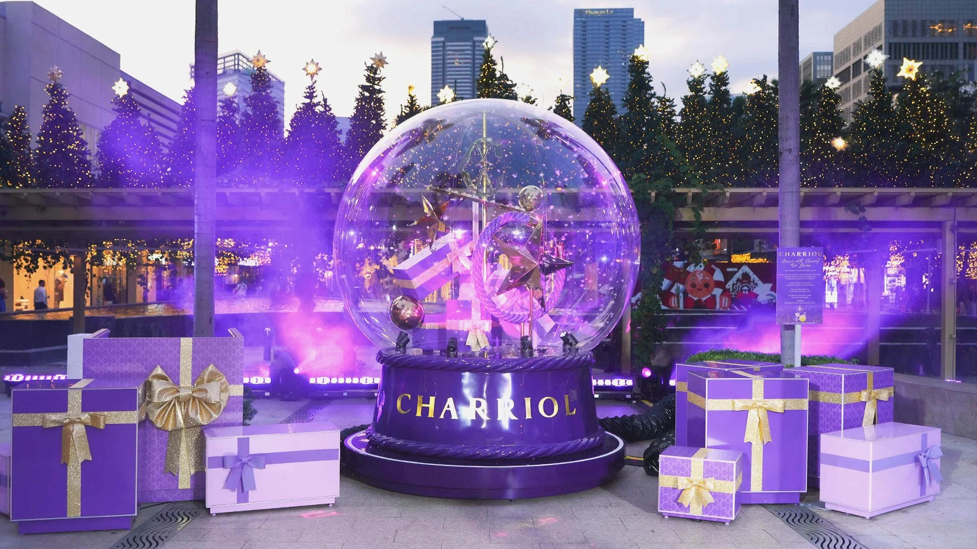 Charriol Ushers in the Holiday Season with a Snow Globe Installation