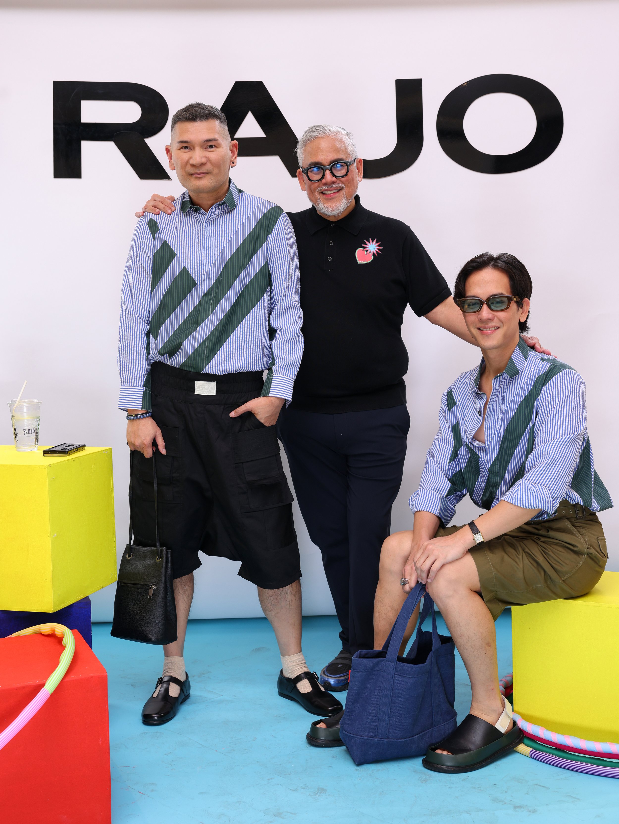 Robby Carmona, Rajo Laurel and Nix Alañon