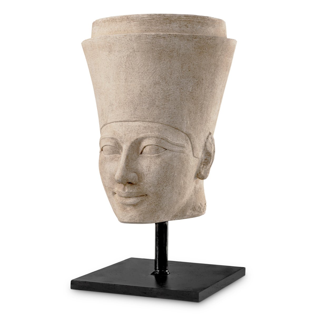 Bust of Hatshepsut sandstone finish