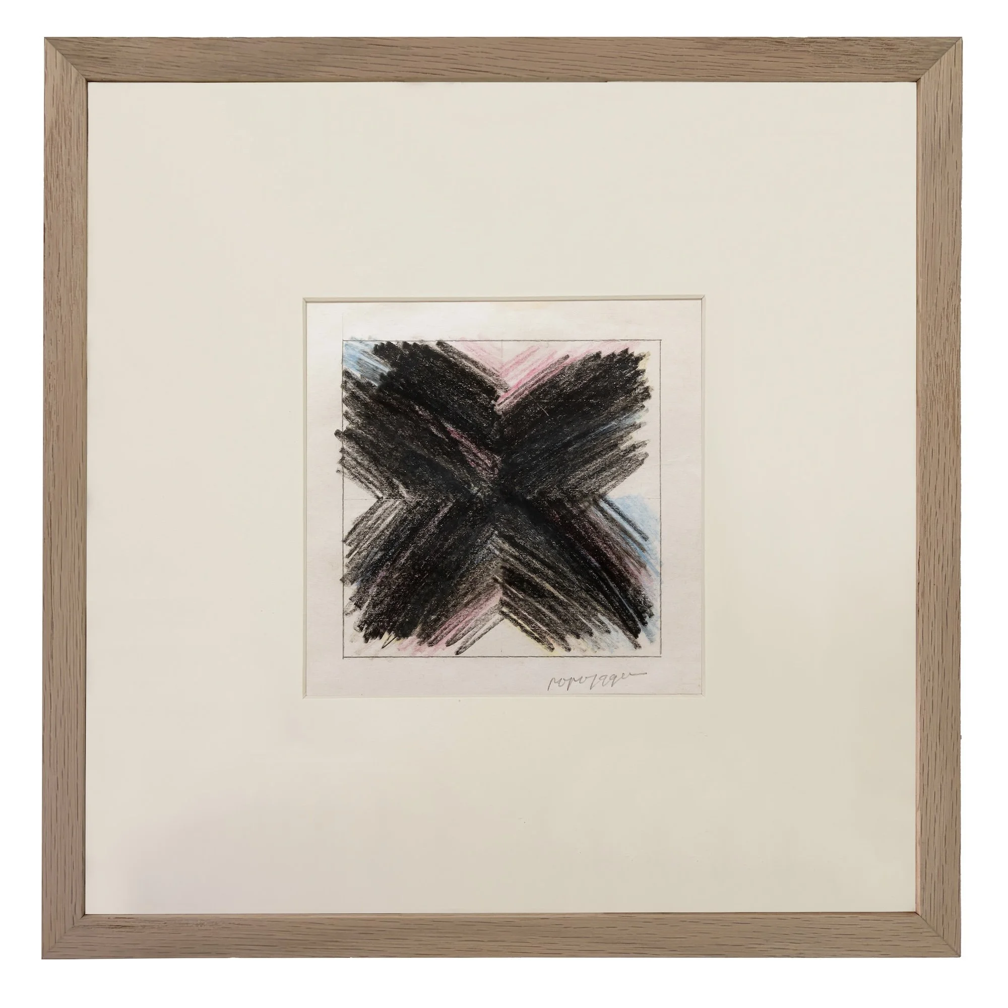 Po Po, _Jazz Quartet #22_, 1990, Colour pencil on notebook paper, mounted on board, 11.4 x 11.4 cm. Courtesy the artist and Ames Yavuz.jpg