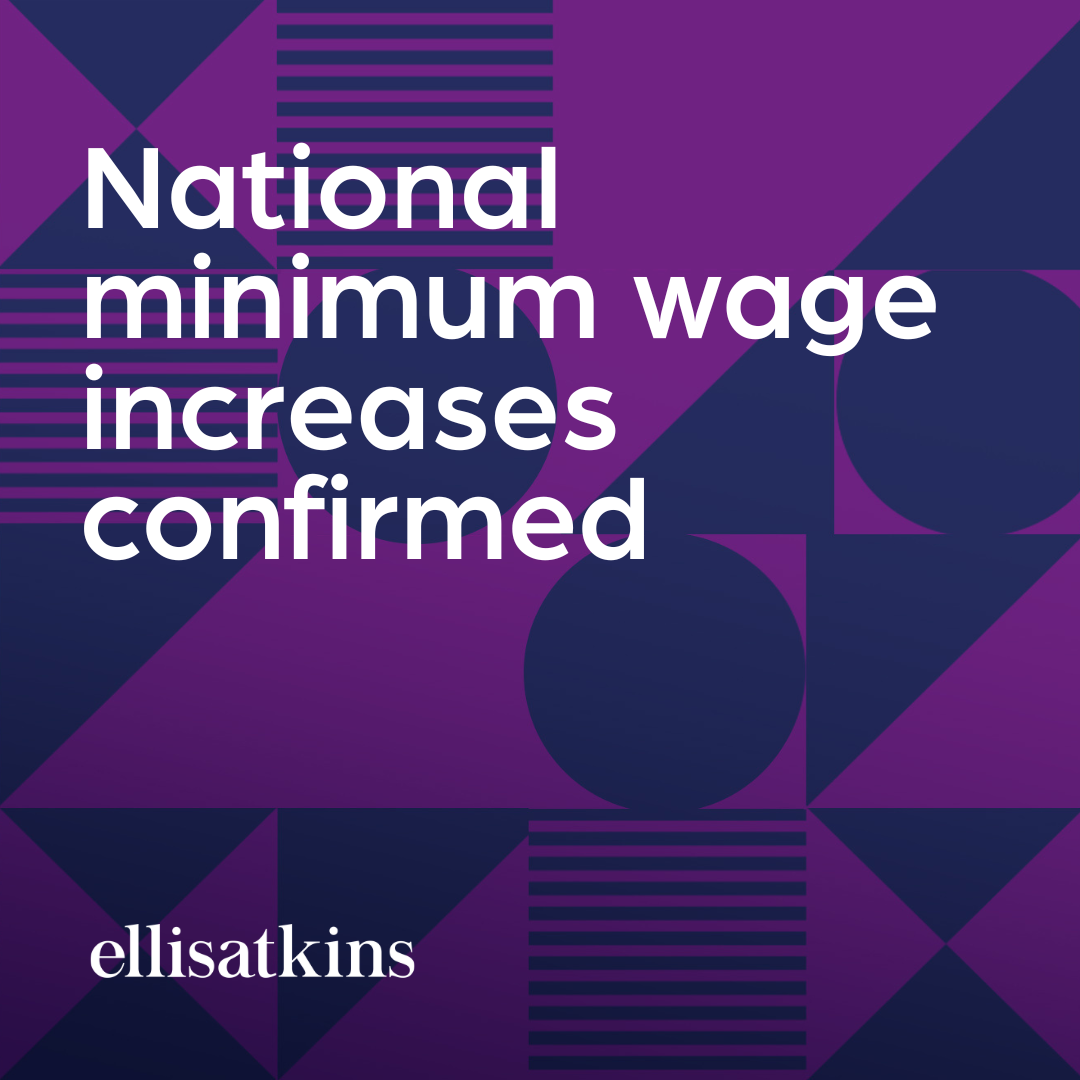 National minimum wage increases confirmed&nbsp;