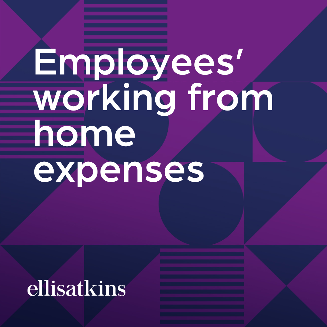 Employees’ working from home expenses