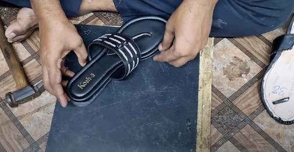 kosha sandals in making