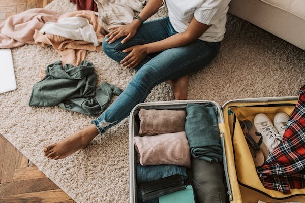 how to pack shoes when moving