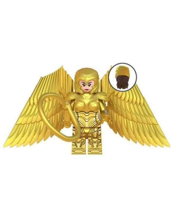 MOC Minifig - Wonder Woman 1984 - Wonder Woman (Gold Wings)