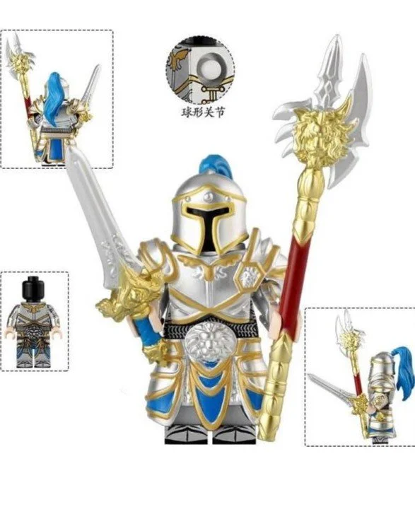 MOC Minifig - World Of Warcraft - Stormwind City Guard 1