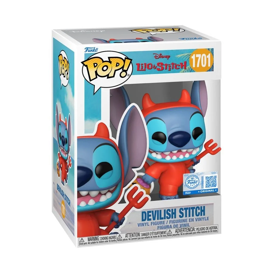 Lilo & Stitch - Stitch as Devil Pop! Vinyl # 1701