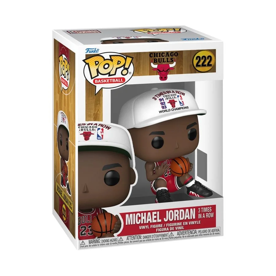 NBA-Bulls - Michael Jordan (3 in a Row) Pop! Vinyl # 222