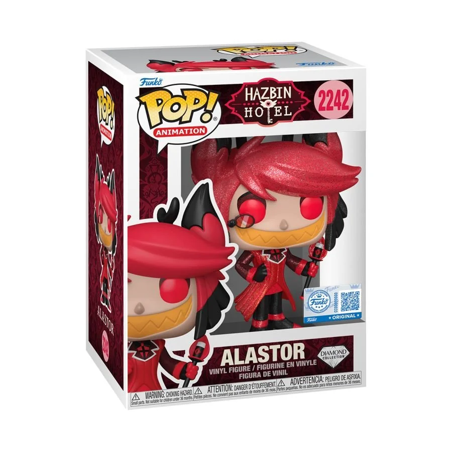 Hazbin Hotel - Alastor (Diamond Glitter) Pop! Vinyl # 2242