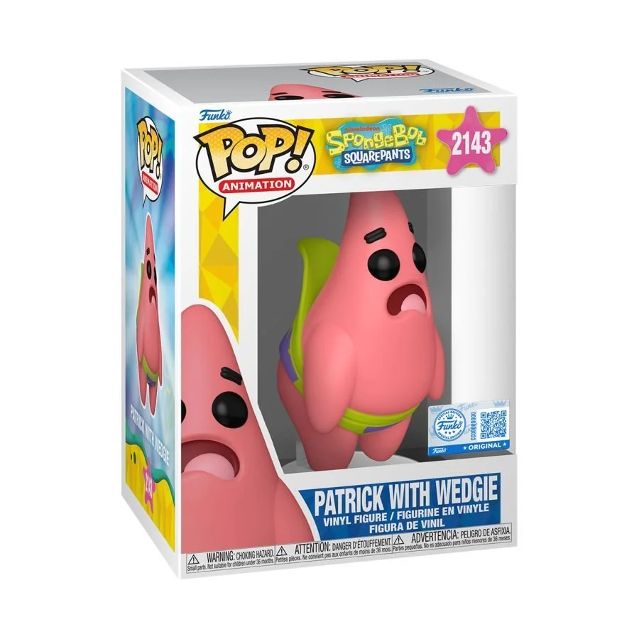 SpongeBob - Patrick with Wedgie Pop! Vinyl # 2143