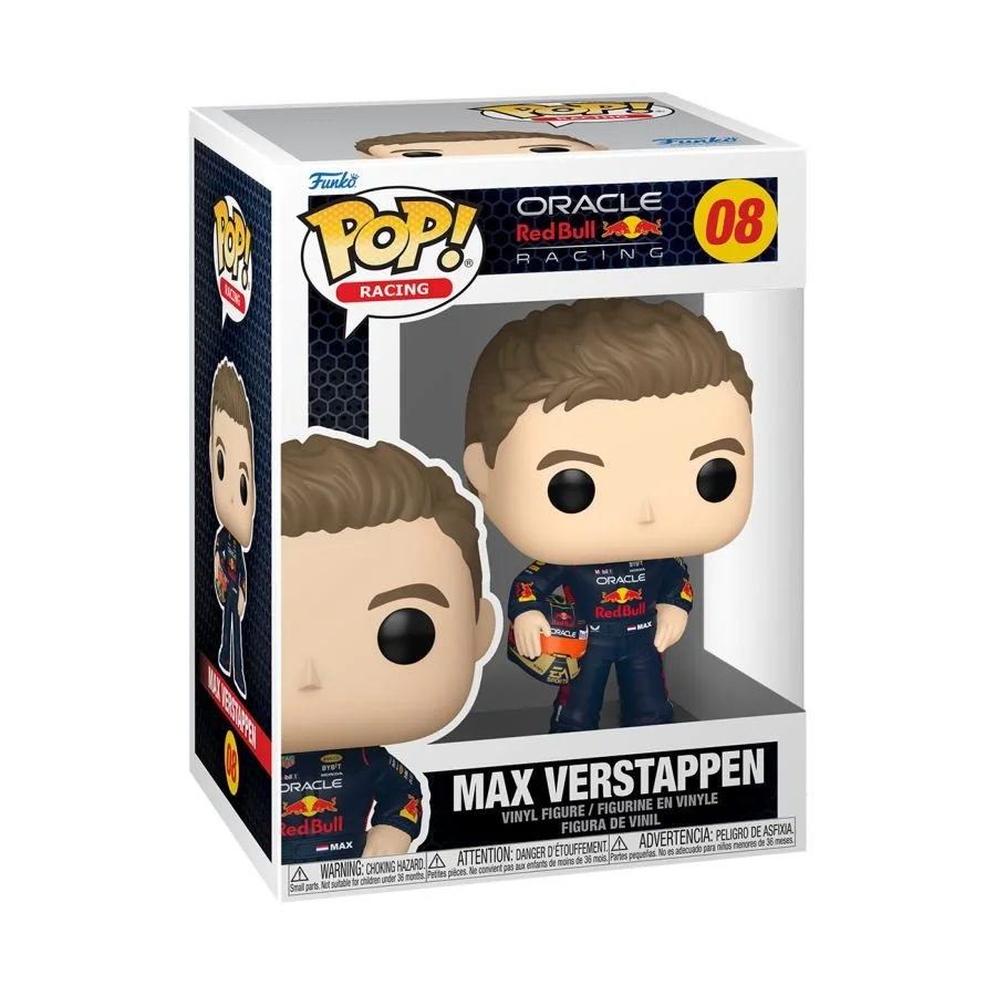Oracle Red Bull Racing - Max Verstappen (with Helmet) Pop! Vinyl # 08
