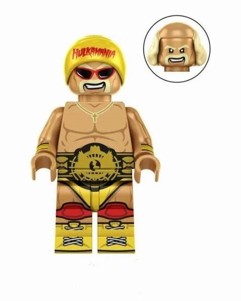 MOC Minifig - WWEHulk Hogan With Belt