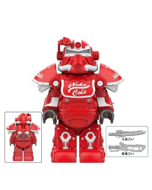 MOC Minifig - Fallout - Nuka T-51 Power Armor