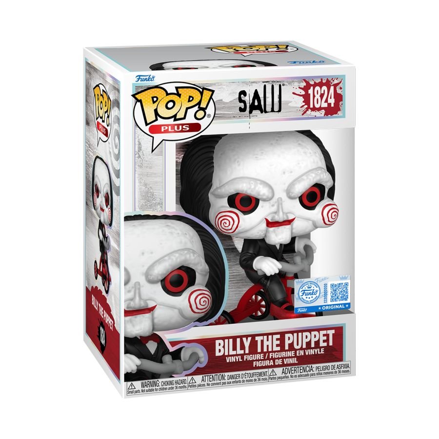 Saw: 10th Anniversary - Billy on Tricycle Pop! Vinyl # 1824