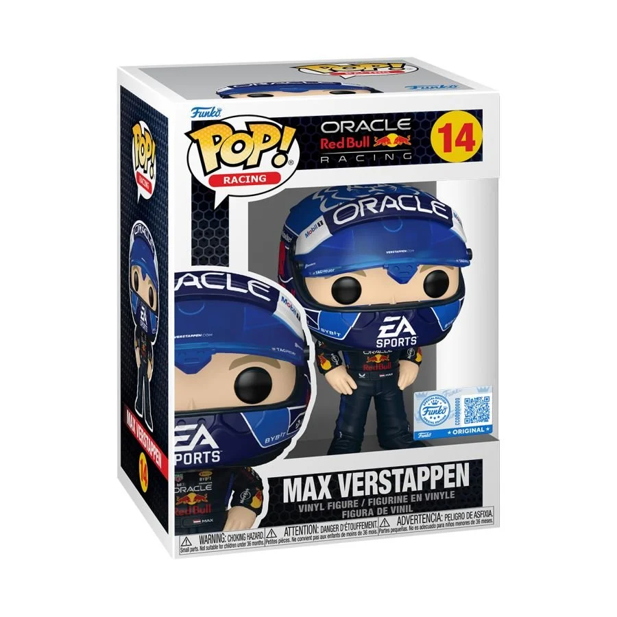 Oracle Red Bull Racing - Max Verstappen w/USA Helmet Pop! Vinyl # 14