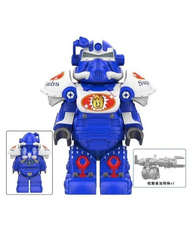 MOC Minifig - Fallout - T-51 Power Armor (Sugar Bombs)