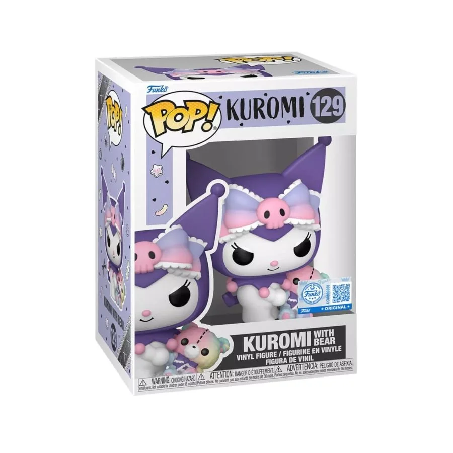 Kuromi - Kuromi With Bear Pop! Vinyl # 129