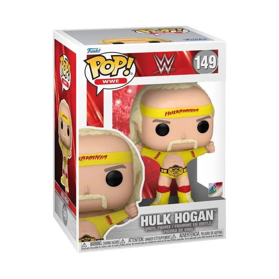 WWE - Hulkamania with belt Pop! Vinyl # 149