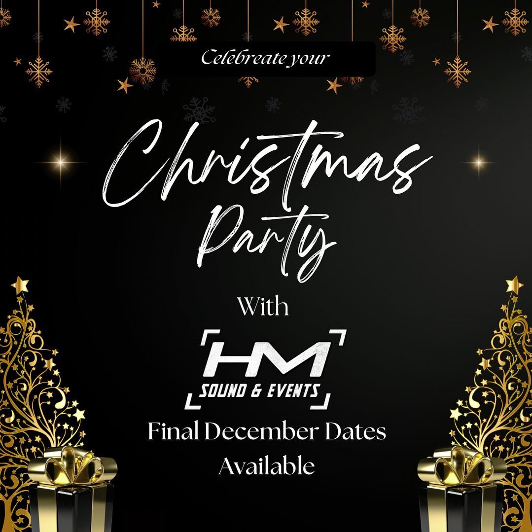 Planning your end of year festivities? 

- DJ Services
- Lighting
- Venue Uplighting
- Karaoke 

We have limited availability in December for DJ services! Contact us today and secure your booking!

#christmas #event #partytime