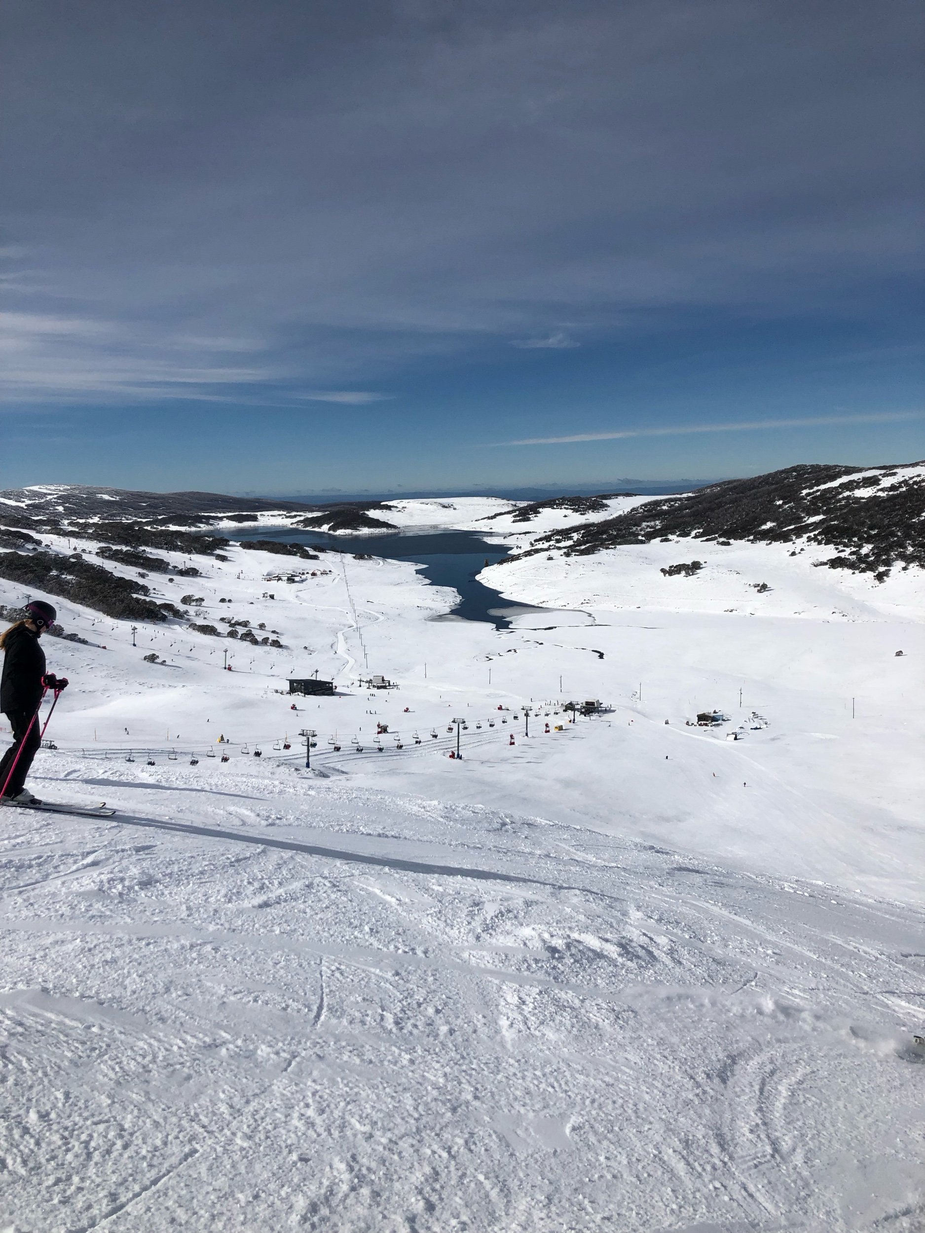 Sur les pistes avec vue sur le lac (Copy)