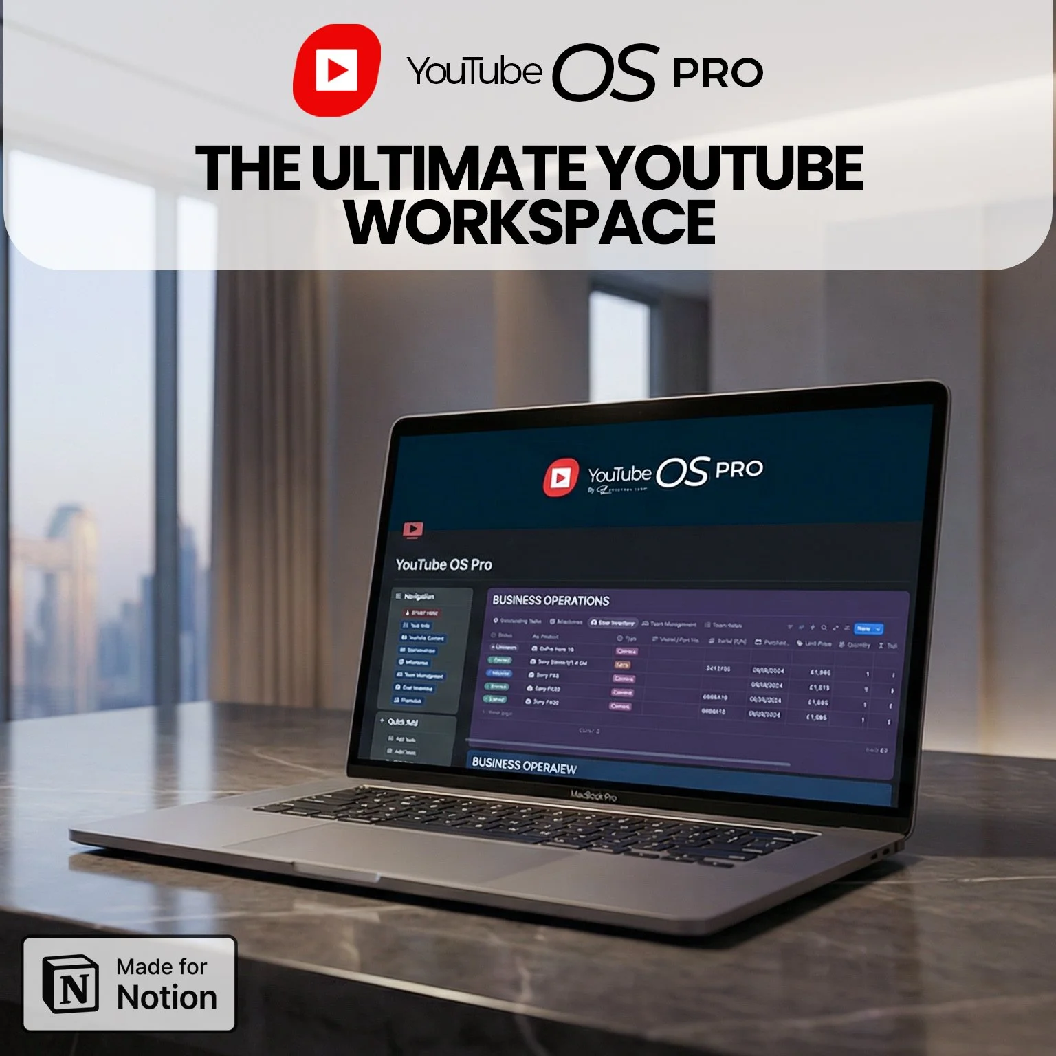 YouTube OS Pro — The Ultimate All-in-One YouTube Creator Workspace